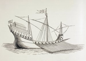 Galeere des 16. Jahrhunderts von Paul Lacroix