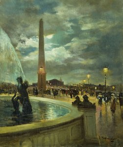 La Place de la Concorde von Paul Marcel Balmigere