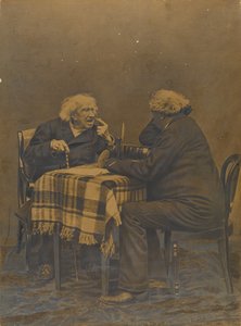 ["Das ist der Nachteil dieser Philosophie der Rhetoriker, der großen Redner von Nichtigkeiten. Man begnügt sich mit Worten und hohlen Phrasen."] von Paul Nadar