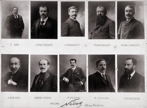 Zehn Porträts von Paul Nadar (s/w Foto)