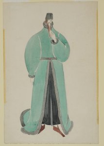 Kostümentwurf für eine Figur in König Lear von Paul Nash