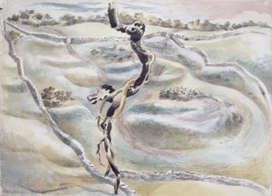 Objekt bei Scarbank von Paul Nash