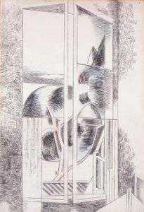 Riviera-Fenster Abstrakt