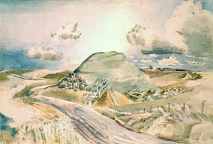 Silbury Hill von Paul Nash