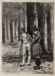Studie von zwei Figuren