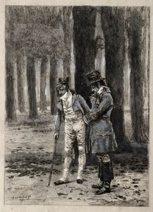 Studie von zwei Figuren