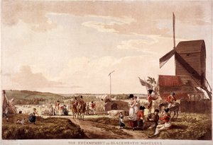 Lager auf Blackheath, Greenwich, London, 1780
