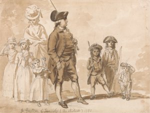James Gandon und Familie