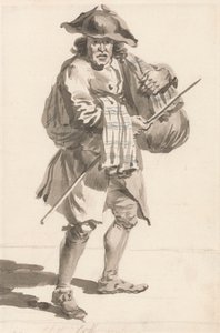 Londoner Rufe: Ein Mann mit einem Bündel, alte Kleider von Paul Sandby