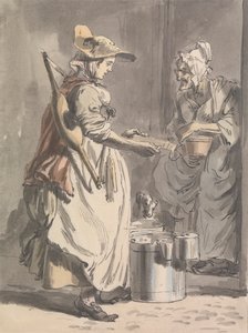 Londoner Rufe: Eine Milchmädchen