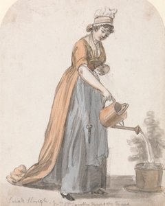 Sara Hough, Kindermädchen von Mrs. T. P. Sandby von Paul Sandby