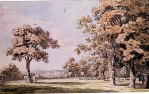 Schloss Windsor: vom Großen Park aus von Paul Sandby
