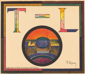 Anwendung des Farbkreises von Herrn Ch. Henry von Paul Signac