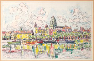 Ciboure, Saint-Jean-de-Luz, 1920 von Paul Signac