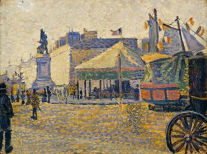 Place de Clichy, 1887 von Paul Signac
