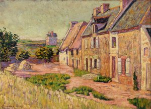 Saint-Briac, Hof in der Ville Hue, 1885