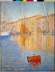 Die rote Boje (Saint Tropez) von Paul Signac