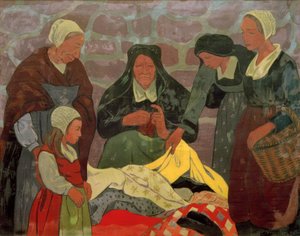 Die Stoffhändlerin von Paul Sérusier