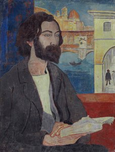 Porträt von Emile Bernard in Florenz, 1893 von Paul Sérusier