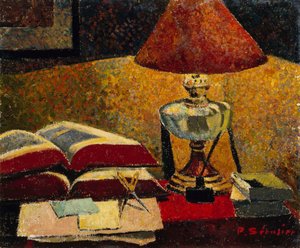 Unter der Lampe von Paul Sérusier
