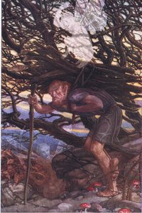 Und doch muss ich fluchen, Illustration aus Der Sturm, 1908