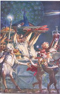 Gebt uns freundliche Hüter, Himmel! - Was waren das?, Illustration aus Der Sturm, 1908 von Paul Vincent Woodroffe