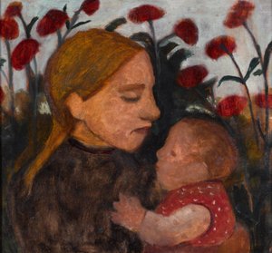 Mädchen mit Kind