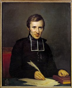 Porträt von Felicite Robert de Lamennais, französischer Schriftsteller von Paulin Jean Baptiste Guerin
