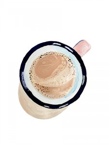 Gemütliche Kaffeetasse von Pauline Wegman | Key and Sea Creative