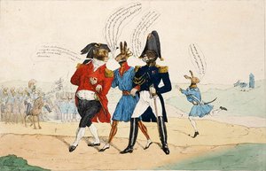 Die uneigennützigen Beschützer, nach 1831 von Paulus Charles Gerard Poelman
