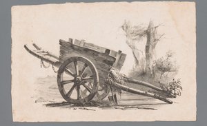 Wagen mit zwei Rädern