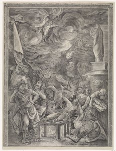 Märtyrertod des heiligen Laurentius von Paulus Mondekens