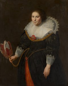 Porträt einer Dame von Paulus Moreelse