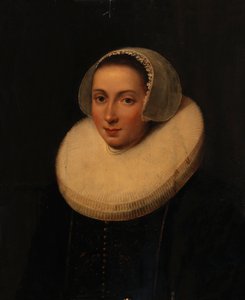 Porträt einer Dame, frühes 17. Jahrhundert von Paulus Moreelse