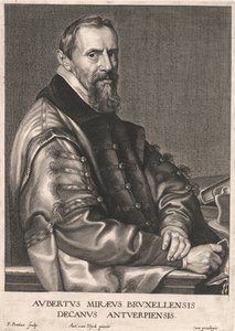Aubertus Miræus Bruxellensis, Dekan von Antwerpen von Paulus Pontius