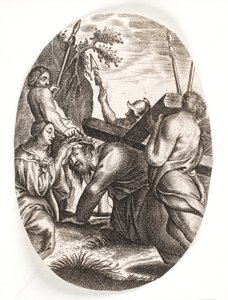 Christus trägt das Kreuz von Paulus Pontius