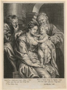 Heilige Familie mit Anna von Paulus Pontius