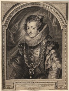 Porträt der Königin Elisabeth von Bourbon [Isabel de Borbón y Médicis] von Paulus Pontius