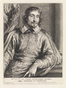 Porträt von Cesare Alessandro Scaglia von Paulus Pontius