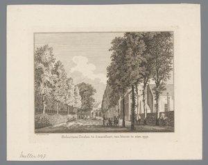 Ansicht der Doelen in Amersfoort von Paulus van Liender