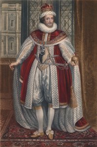 König James I. von England und VI. von Schottland, 1620, 1904 von Paulus van Somer