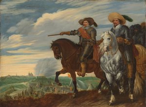 Friedrich Heinrich und Ernst Casimir von Nassau-Dietz bei der Belagerung von 