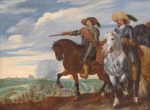 Friedrich Heinrich und Ernst Casimir von Nassau-Dietz bei der Belagerung von 