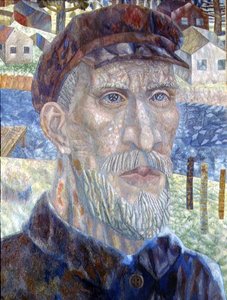 Der Kolchosnik (Mitglied einer Kolchose) 1931 von Pawel Nikolajewitsch Filonow