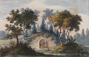 General Washingtons Grab in Mount Vernon (nach einer Gravur in The Port Folio) von Pavel Petrovic Svin
