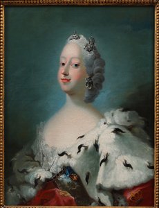 Porträt von Louise von Großbritannien, Königin von Dänemark von Peder Als