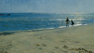 Sonnenlicht über dem Meer, Skagen