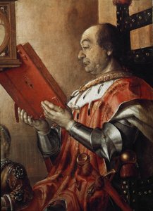 Doppelporträt von Frederic III de Montefeltro (Federico da Montefeltro) von Pedro Berruguete