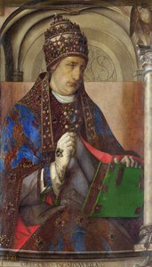 Porträt von Sankt Gregor I., ca. 1473-1475 von Pedro Berruguete