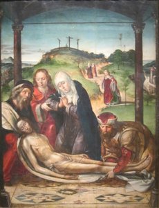 Die Beweinung Christi von Pedro Berruguete